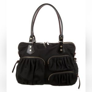 MZ WALLACE Nylon Shoulder Bag Black